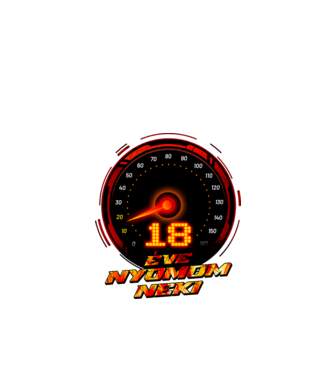 Nyomom neki 18 éve minta fekete pólón