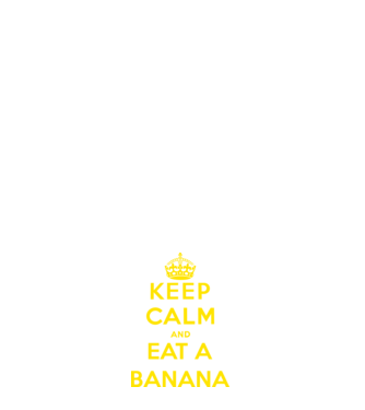 Eat banana minta fehér pólón