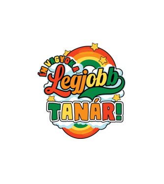 Legjobb tanár minta fehér pólón