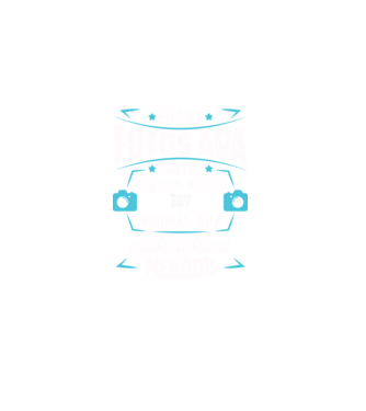 Menő Fotós apa minta fekete pólón