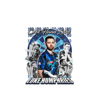 Luke Humphries Cool hand Luke minta homokszín pólón