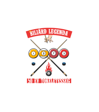 Biliárd legenda született 1973 minta fehér pólón