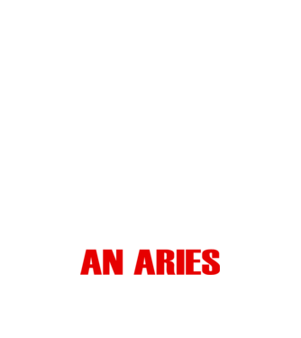 Piss of an ARIES minta fekete pólón