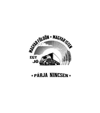 A kamionosnak párja nincsen minta türkiz pólón