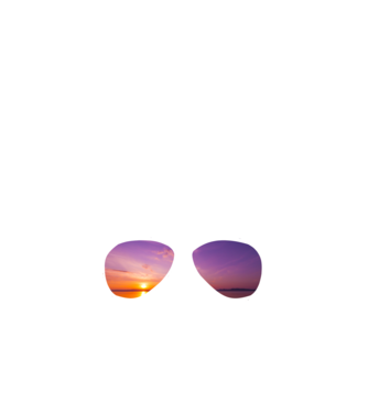 Aloha Balaton naplemente retro minta fekete pólón