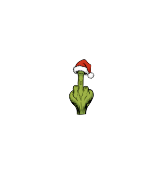 Szeretem a karácsonyi páros pólókat, de én nem Grinch Fekete pólóra angol minta fekete pólón