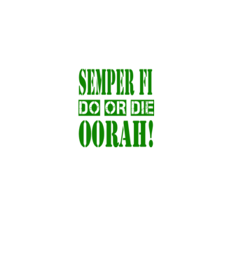 Oorah! minta fekete pólón