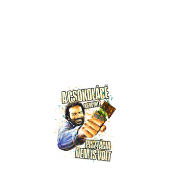 A Csokoládé kifogyott Bud Spencer - Dubai csoki póló minta fekete pólón