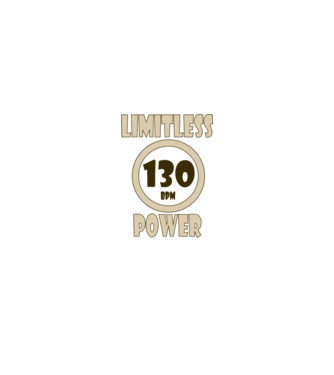 Limitless Power minta fehér pólón