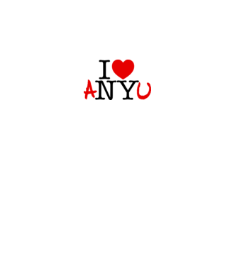I Love NY anyu minta fehér pólón