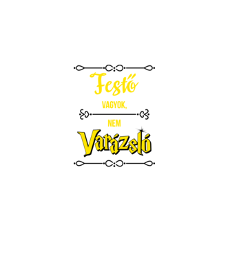 Festő vagyok nem varázsló minta királykék pólón