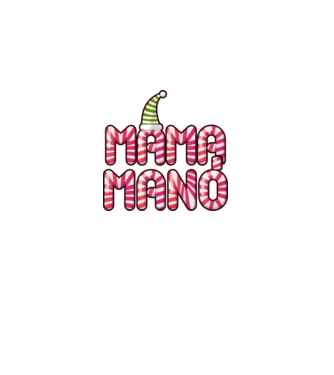 Mama Manó minta fekete pólón