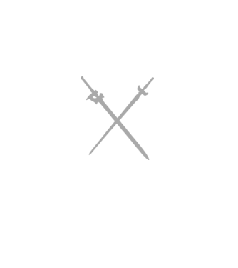 Crossed Swords minta fekete pólón