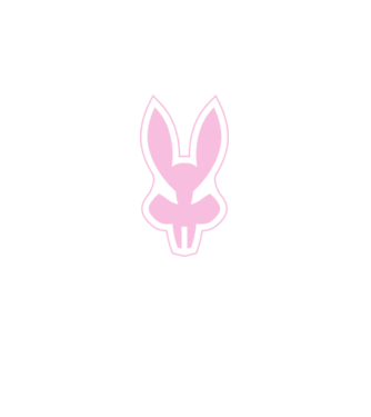 suddenbunny-head minta fekete pólón