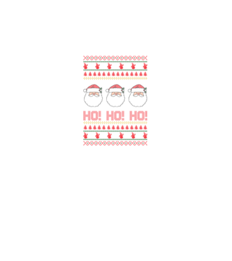 Ho-Ho-Ho minta fekete pólón