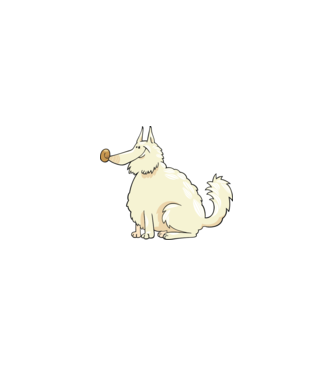 dog_08 minta szürke pólón