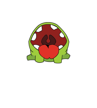 Cut The Rope minta fehér pólón