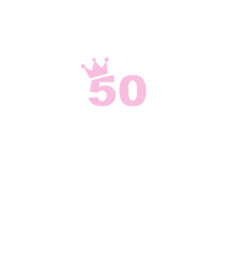 Crown Year - 50 minta fekete pólón