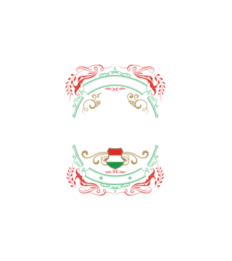 Magyar fajta komondor minta fehér pólón