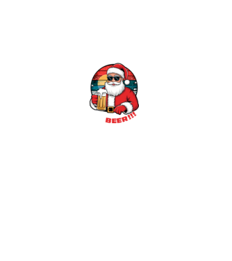 Ho Ho Hold My Beer karácsonyi fekete pólóra angol minta fekete pólón