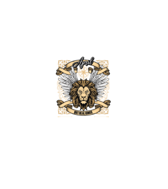 KINGS ARE BORN 2015 - ÁPRILIS minta fekete pólón