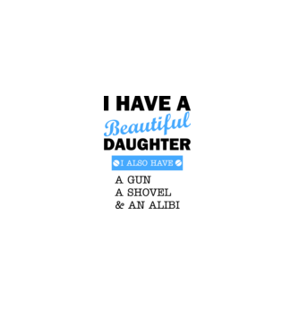 I_have_Beautiful_daughter_1478 minta fekete pólón