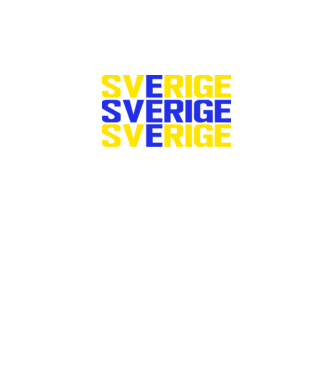 Sverige!!Sverige!!Sverige!! minta fekete pólón