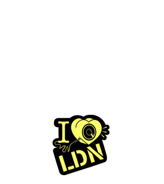 iloveldn_logo minta piros pólón