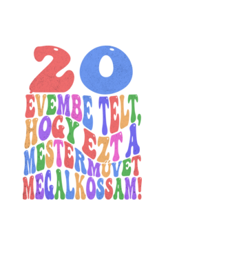 Mestermű megalkotása 20 minta fekete pólón