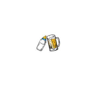 Első apáknapja minta fekete pólón