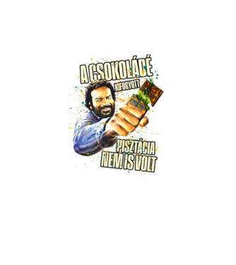 A Csokoládé kifogyott Bud Spencer - Dubai csoki póló minta türkiz pólón