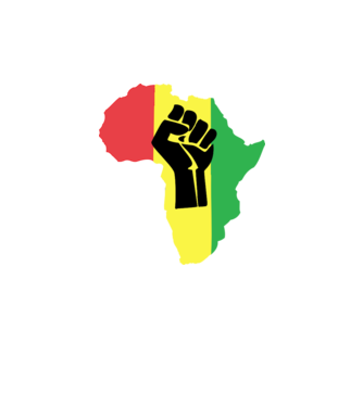 Africa Fist minta neonsárga pólón