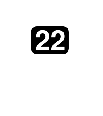 22 minta fehér pólón