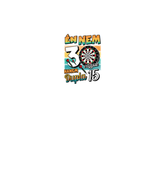 Darts Szülinap 30 éves minta királykék pólón