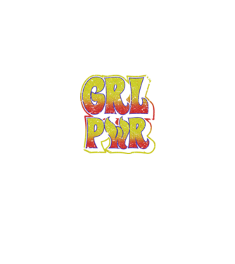 GrlPwr retro minta fekete pólón