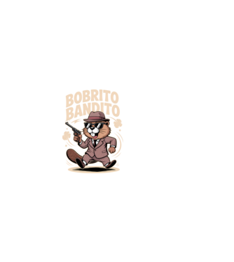 Bobrito Bandito minta sötétkék pólón