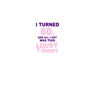 Lousy T-shirt 60 minta fekete pólón