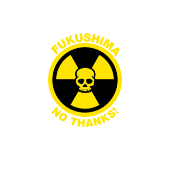 Fukushima minta fehér pólón