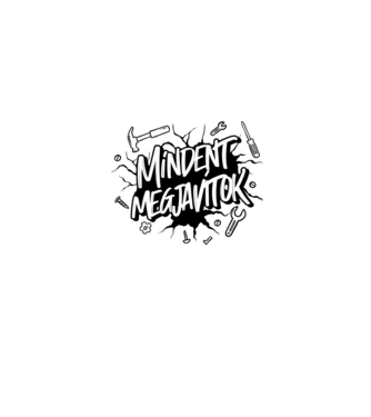 Mindent megjavítok páros minta szürke pólón