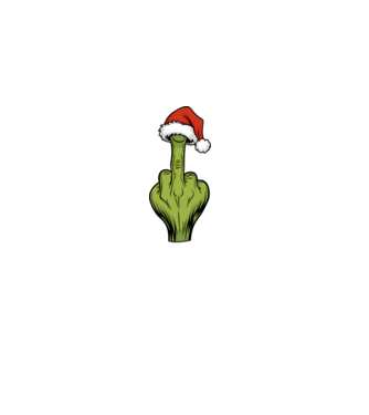Szeretem a karácsonyi páros pólókat, de én nem Grinch Fekete pólóra minta fekete pólón