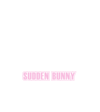 suddenbunny-typo minta sötétkék pólón