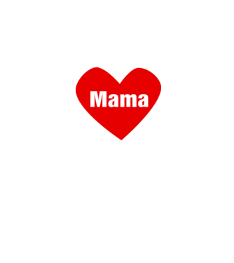 Mama minta fehér/royal pólón