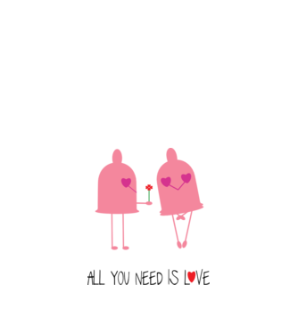 g love minta fehér pólón