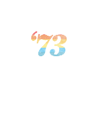 Retro születésnap 1973 minta fekete pólón