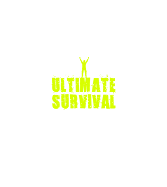 ULTIMATE SURVIVAL .ai minta zöld pólón