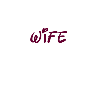 Wife minta homokszín pólón