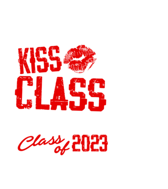 Kiss our Class minta fekete pólón