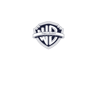 Warnerbros Doper's Brothers minta fehér pólón