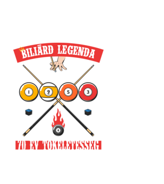 Biliárd legenda született 1953 minta fehér pólón