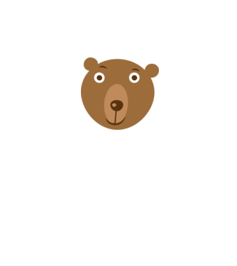 bear minta fehér/royal pólón